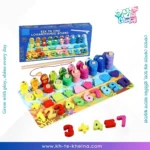 6-in-1 Preschool Montessori Wooden Toy Set for Kids