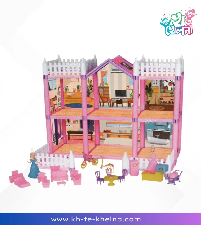 DIY Princess Villa Dream House Building Blocks Set for Girls